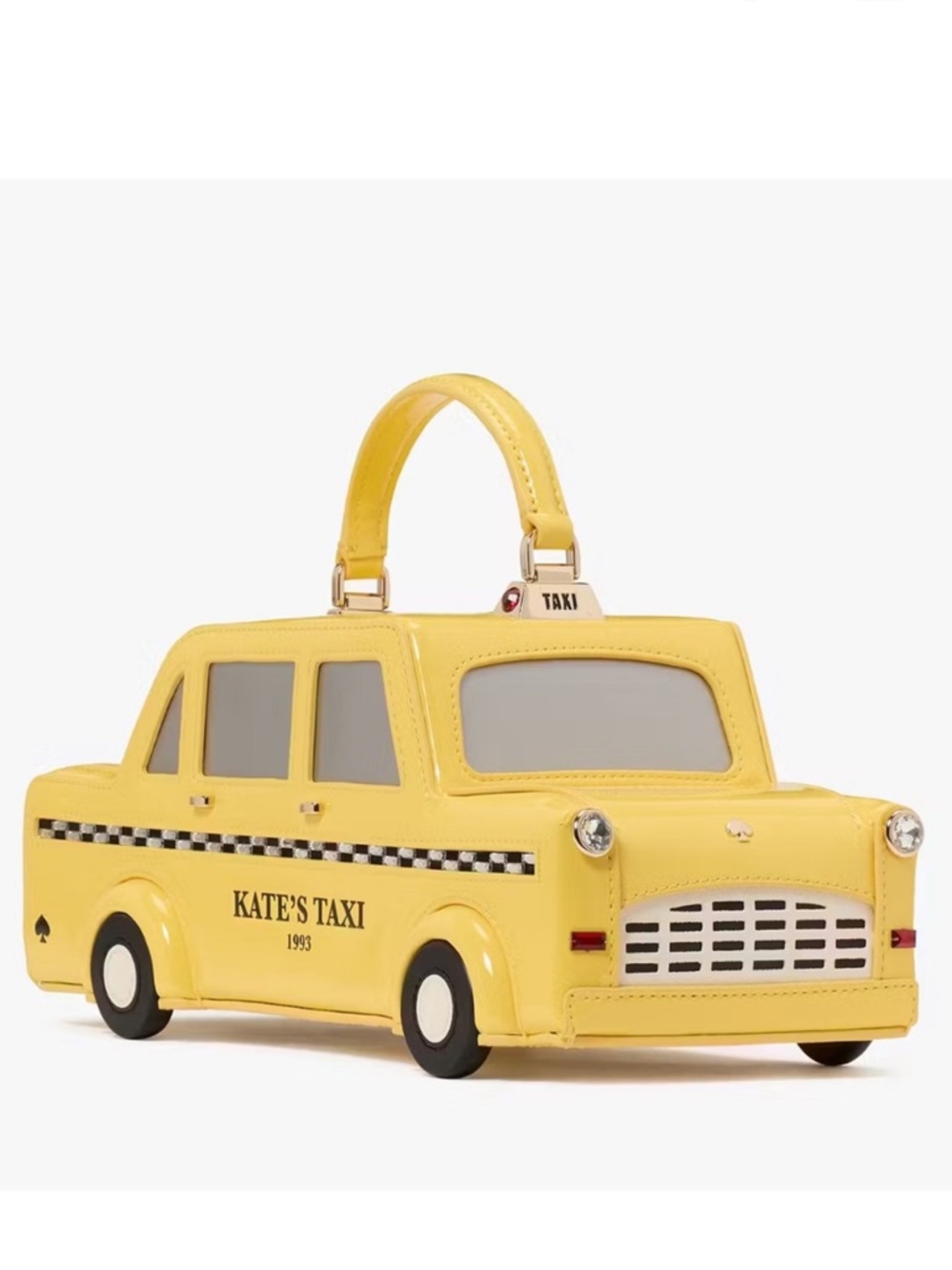 ♠️Kate Spade New York NYC 3D Big Apple Kate’s Taxi Crossbody Bag NWT